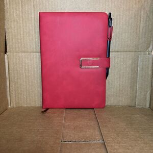 A5 Vintage Leatherbound Notebook W/Bookmark & MOKA Pen Included. (200 Pages)